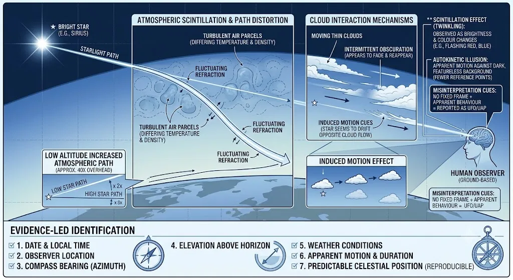 Overview image for Why a Bright Star Can Look Like a UFO | UFO Identifications