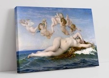 Listing image for THE BIRTH OF VENUS, ALEXANDRE CABANEL- DEEP FRAMED CANVAS WALL ART PRINT