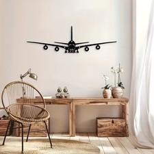 Listing image for Metal Airplane Wall Art Aircraft Design Hanging Decor Home Office Decoration