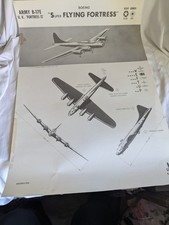 Listing image for WWII US Naval Aviation Training Poster 1942 Super Flying Fortress 18"x25"