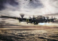 Listing image for Canvas Poster "Dambuster Lancaster" by photographer Paul Heasman. Avro. (bc)