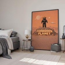 Listing image for Forbidden Planet Minimal Movie Art Print |Film Poster | Canvas & Framed 05