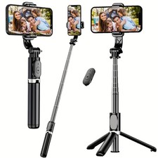 Listing image for Telescopic Selfie Stick Bluetooth Tripod Monopod Phone Holder for Samsung iPhone