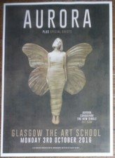 Listing image for Aurora Aksnes - live music show promotional tour concert gig poster