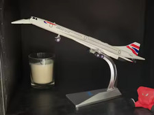 Listing image for 1:168 Concorde Aircraft Model Alloy Plane Sound Light Display Toy High Quality