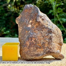 Listing image for Authentic Gebel Kamil Iron Meteorite - Rare Individual Specimen w/ Certificate