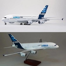 Listing image for 1/160 Airbus A380 Aircraft Model 50.5cm Diecast Display Plane With LED Lights