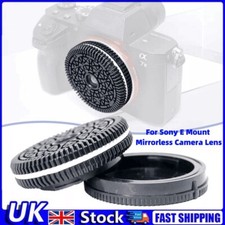Listing image for For Sony E Mount Mirrorless Camera Lens Pancake Biscuit Focus Free Filmy Lens