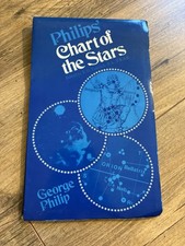 Listing image for Philips Chart of The Stars Astronomy Wall Poster 1978 George